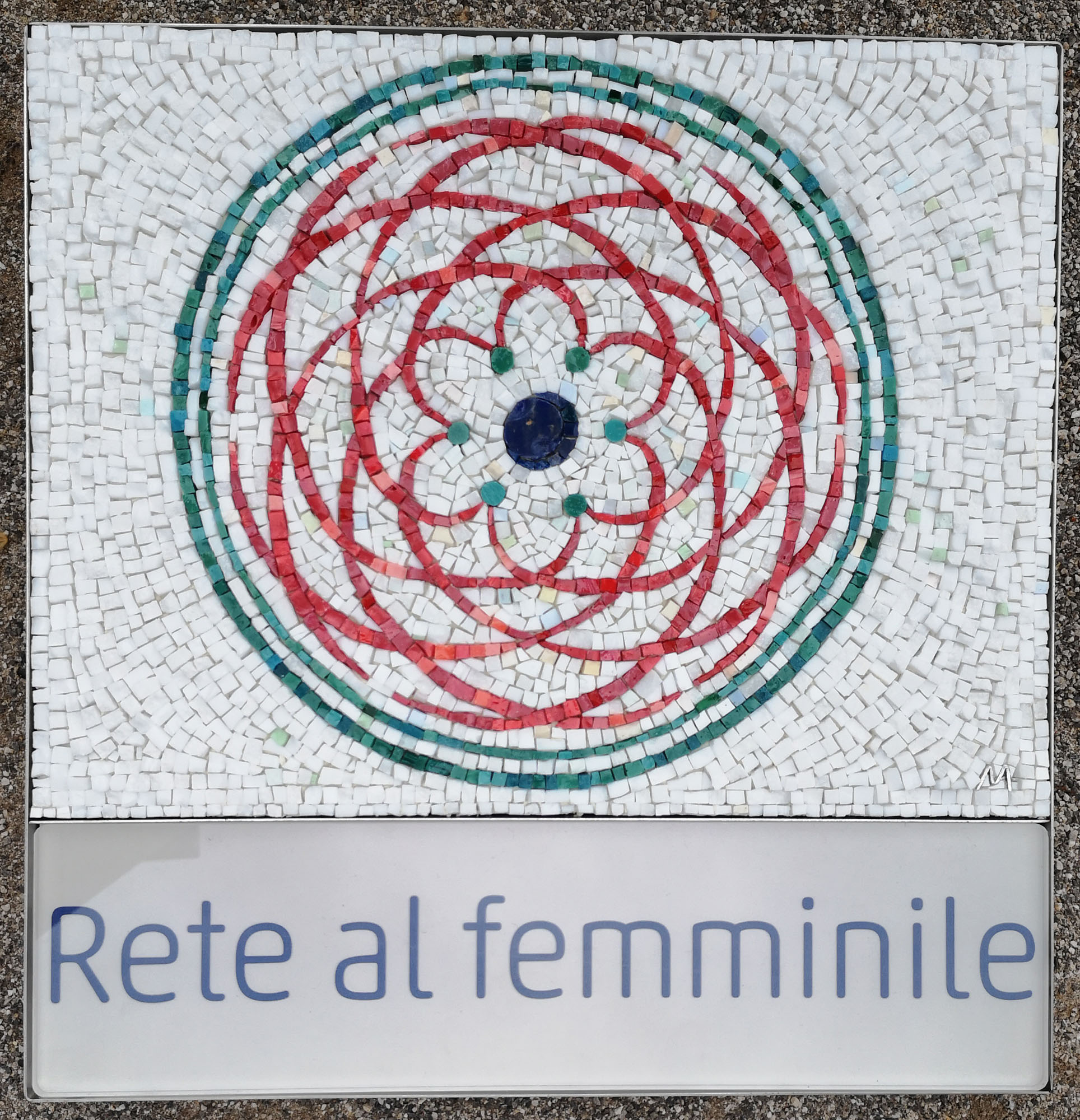Mosaico per l'Associazione Nazionale Rete al Femminile