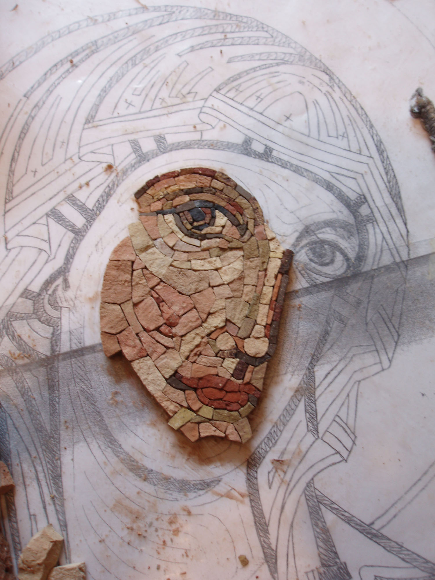 Fase preliminare mosaico